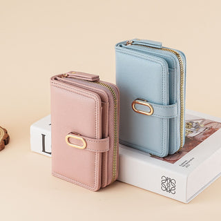 Premium Peaches Pattern Multi-function Women's Large-Capacity Wallet