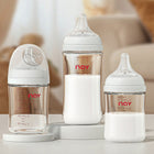 Noair Anti Choking Glass Feeding Bottle for Baby