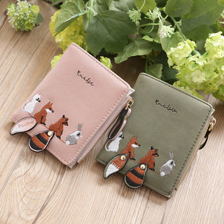 Korean version Cute folding Trendy Coin Purse Wallet