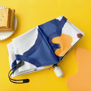 Cute folding, fully automatic umbrella for both weather