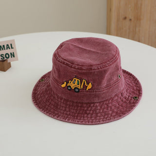 Washed Denim Comfortable Bucket Hat for Kids