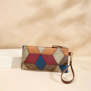 Retro Style Women's Luxury Versatile Zipper Purse