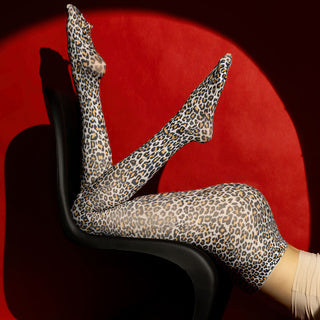 Women's Thin Leopard Print Sexy Wild Pantyhose Stockings