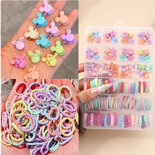 148 Pcs Cute Hair Accessories Combo Gift Box for Girls