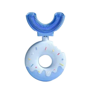 Children's U-Shaped Silicone Soft Bristle Donut Toothbrush