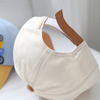 3D Crane Flagged Comfy Baseball Cap for Kids