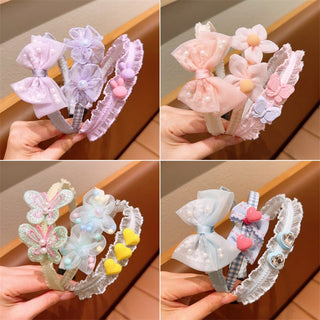 Bowknot Children's Cute cartoon hair Pressing Headband