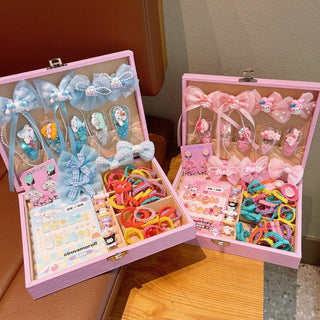 61Pcs Exclusive Hair Accessories Set Gif Box for Girls