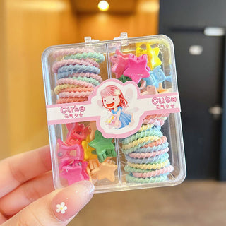 4 Types Attractive Hair Accessories Combo Set for Children