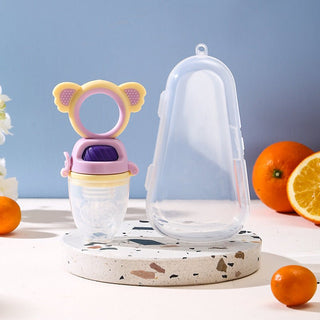 Baby Silicone Pacifier Food Chamber with Storage Box