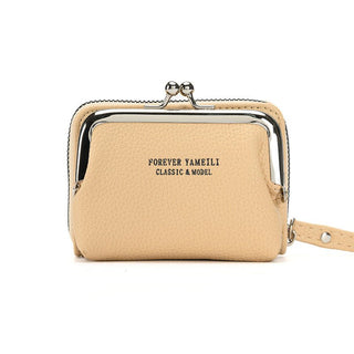 Women's Thin Compact Clutch Style Coin Purse Wallet