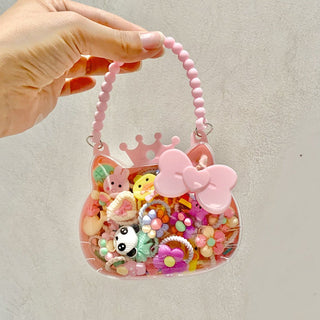 30Pcs Korean Style Cute Hair Accessories Combo Gift Box for Girls