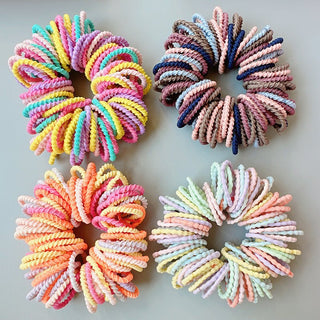 Colorful Hair Brush & Scrunchie Gift Set for Girls