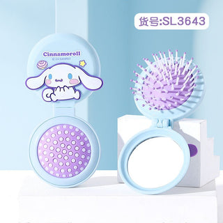 Cinnamoroll & Kuromi Cute Folding Pocket Travel Hair Comb
