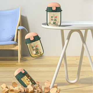Silicone Anti Drop Cute Size Water Bottle for Kids