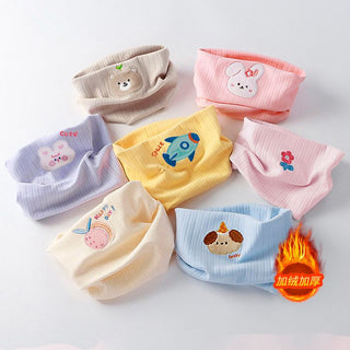 Embroidered Anti Bacterial Children's Cotton Neck Cover