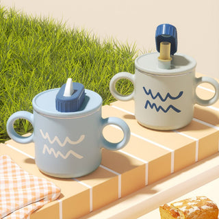 Children's Stainless Steel Water Cup With Straw cup