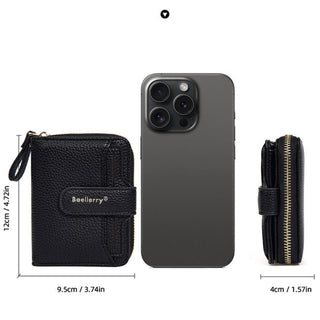 Baellerry Stylish Snap Multipurpose Wallet for Female