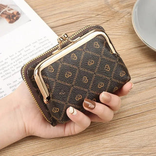 Women's Large Capacity Short Coin Purse Card Holder Wallet