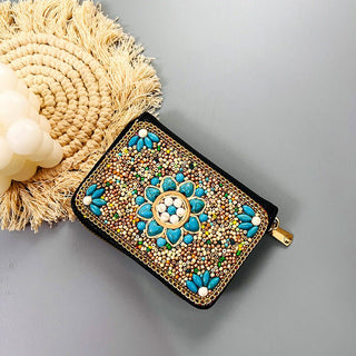 Handmade Women's Ethnic Style Retro Design Card Holder Wallet