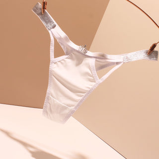 American Style Breathable Cotton Thong Panties for Women