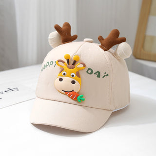 Radish Giraffe Flagged Comfortable Kids baseball Cap