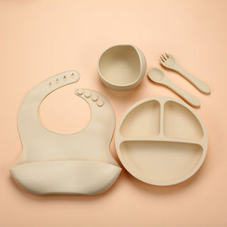 Food Grade 5-piece set Silicone Dine Set For Children