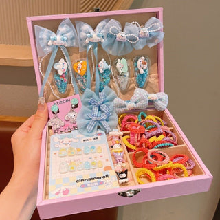61Pcs Exclusive Hair Accessories Set Gif Box for Girls
