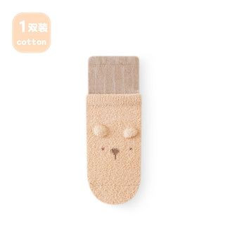 Anti Slip Cute Thumb Pad All Seasons Socks For Children