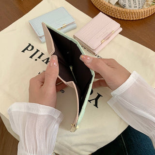 Korean Version PU Leather Women's Coin Purse Wallet