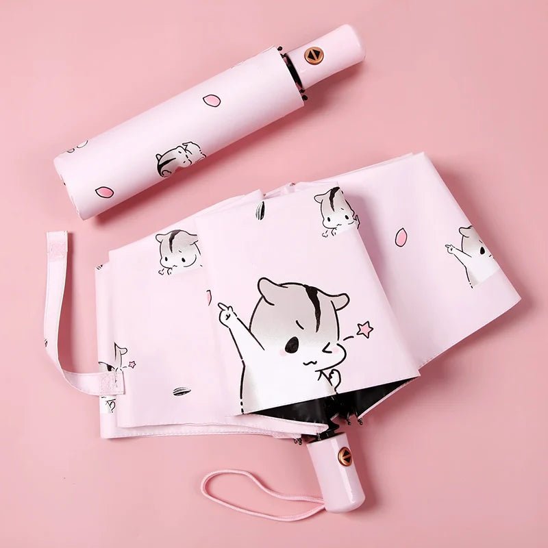 Fully automatic, functional, cute cartoon print umbrella