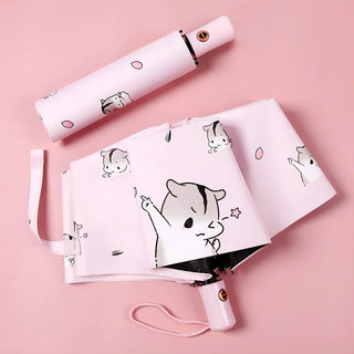 Fully automatic, functional, cute cartoon print umbrella