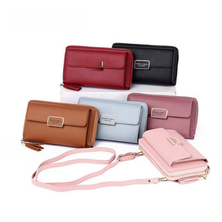 Compact Style PU Shoulder Messenger Bag for Female