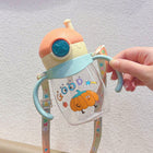Children's Portable Cute Water Cup Mum Pot with scale