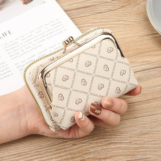 Women's Large Capacity Short Coin Purse Card Holder Wallet