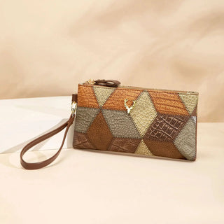 Retro Style Women's Luxury Versatile Zipper Purse