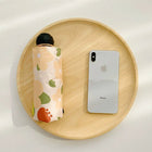 Flower Printed Automatic Dual Purpose Small Folding Umbrella