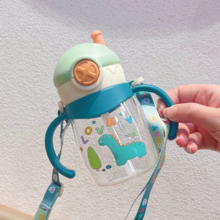 Children's Portable Cute Water Cup Mum Pot with scale