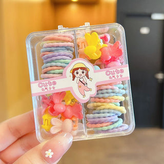 4 Types Attractive Hair Accessories Combo Set for Children