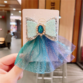 3 Pieces Set Frozen Cute Princess Snowflake Baby Girl Hairpins