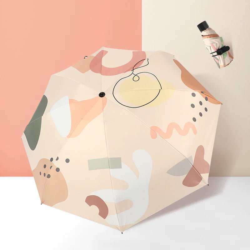 Anti-UV printed automatic functional small umbrella