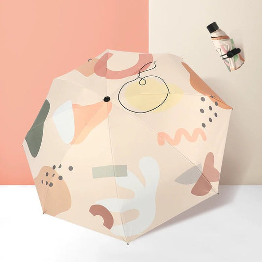 Anti-UV printed automatic functional small umbrella