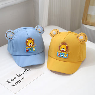 Little Lion Flagged  Comfortable Baseball Cap for Children