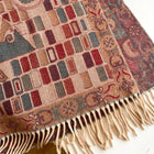 Trendy Poncho Style Luxury Design Women's Warm Thick Shawl Scarf