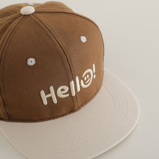 Hip Hop Style Solid Colour Blocked Brimmed Summer Hat for Kids