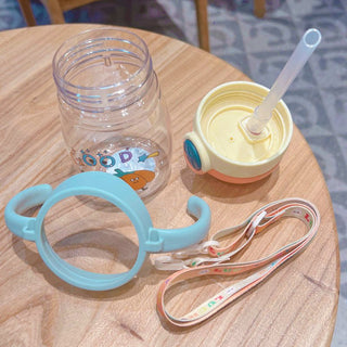 Children's Portable Cute Water Cup Mum Pot with scale