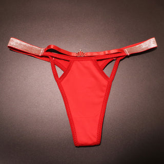 American Style Breathable Cotton Thong Panties for Women