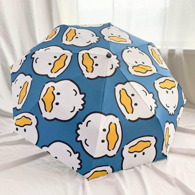 Fully automatic, small and convenient, UV protection folding sun umbrella