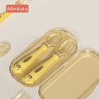 Minitutu Baby Food Fork Spoon Set Box for Kids