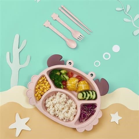 Crab Shape Cute Dine Set for Children